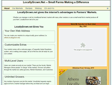 Tablet Screenshot of locallygrown.net